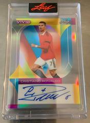 Cristiano Ronaldo Soccer Cards 2022 Leaf Vivid Autographs Prices