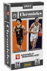 Hobby Box Basketball Cards 2021 Panini Chronicles Draft Picks Prices