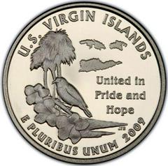 2009 S [CLAD VIRGIN ISLANDS PROOF] Coins State Quarter Prices