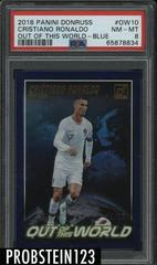 Cristiano Ronaldo [Blue] Soccer Cards 2018 Panini Donruss Out of This World Prices