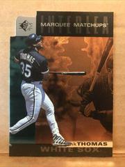Frank Thomas Baseball Cards 1997 SP Marquee Matchups Prices
