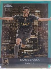 Carlos Vela [Aqua] #BCS-1 Soccer Cards 2023 Topps Chrome MLS Big City Strikers Prices