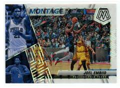 Joel Embiid [White] #4 Basketball Cards 2021 Panini Mosaic Montage Prices