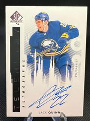 Jack Quinn Hockey Cards 2022 SP Authentic Telemetry Autographs Prices