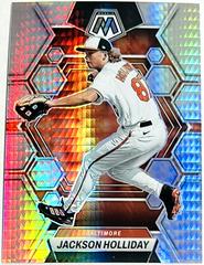 Jackson Holliday [Hyper] #15 Baseball Cards 2023 Panini Chronicles Mosaic Prices