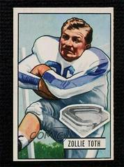Zollie Toth Football Cards 1951 Bowman Prices