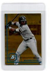 Wilfred Veras [Gold] #BHPC-109 Baseball Cards 2022 Bowman Heritage Chrome Prospects Prices