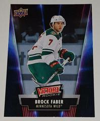 Brock Faber #V-17 Hockey Cards 2024 Upper Deck National Card Day Victory Black Rookie Prices