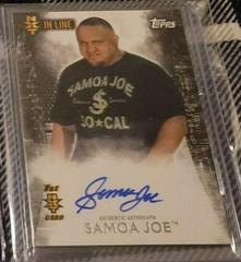 Samoa Joe [Black] Wrestling Cards 2015 Topps WWE Undisputed NXT In Line Autographs Prices