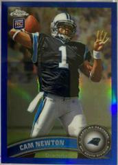 Cam Newton [Blue Refractor] Football Cards 2011 Topps Chrome Prices