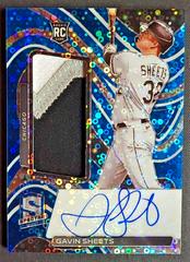 Gavin Sheets [Jersey Autograph Neon Blue] Baseball Cards 2022 Panini Chronicles Spectra Prices