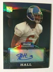 DJ Hall [Autograph] Football Cards 2008 Bowman Sterling Prices