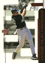 Frank Thomas [HRH 8 of 16 Multi-card company release] #8 of 16 HRH Baseball Cards 1999 Upper Deck Homerun Heroes Prices