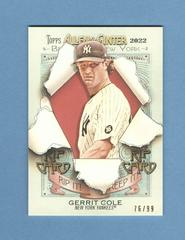 Gerrit Cole #RC-GC Baseball Cards 2022 Topps Allen & Ginter Rip Cards Prices