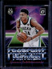 Giannis Antetokounmpo [Lime Green] #17 Basketball Cards 2018 Panini Donruss Optic Franchise Features Prices
