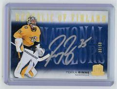 Pekka Rinne Hockey Cards 2021 Upper Deck The Cup National Colors Autographs Prices