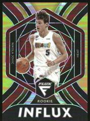 Nikola Jovic [Gold] #7 Basketball Cards 2022 Panini Flux Rookie Influx Prices