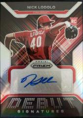 Nick Lodolo [Silver Prizm] #DS-NL Baseball Cards 2022 Panini Prizm Debut Signatures Prices