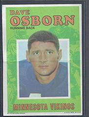 Dave Osborn #6 Football Cards 1971 Topps Pin Ups Prices