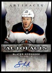 Slater Koekkoek Hockey Cards 2021 Upper Deck Artifacts Auto Facts Prices