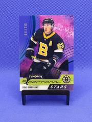 Brad Marchand [Blue] Hockey Cards 2021 Upper Deck Synergy Exceptional Stars Prices