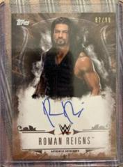 Roman Reigns [Bronze] Wrestling Cards 2016 Topps WWE Undisputed Autographs Prices