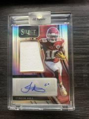 Tyreek Hill #JUS-THI Football Cards 2021 Panini Select Jumbo Signature Swatches Prices
