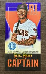 Ketel Marte [Indigo] Baseball Cards 2021 Topps Gypsy Queen Captains Minis Prices