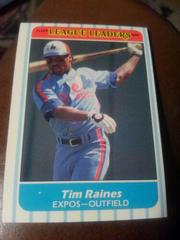 Tim Raines #33 Baseball Cards 1986 Fleer League Leaders Prices