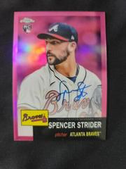 Spencer Strider [Pink] #CPA-SS Baseball Cards 2022 Topps Chrome Platinum Anniversary Autographs Prices