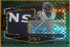 Nico Collins [Green Team Logo] #PS-NCO Football Cards 2021 Panini Select Prime Selections Signatures Prices