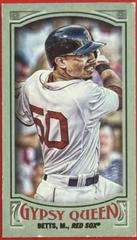 Mookie Betts [Mini No Bat Green] #158 Baseball Cards 2016 Topps Gypsy Queen Prices