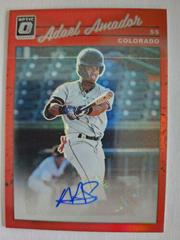 Adael Amador [Red] #1990-AA Baseball Cards 2023 Panini Donruss Optic Retro 1990 Signatures Prices