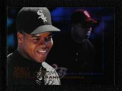 Frank Thomas [Mirror Blue] #135 Baseball Cards 1996 Select Certified Prices