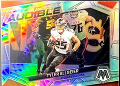 Tyler Allgeier [Silver] #AS-TA Football Cards 2023 Panini Mosaic Audible Prices