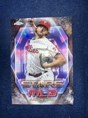 Aaron Nola [Black] #SMLBC-86 Baseball Cards 2023 Topps Update Stars of MLB Chrome Prices