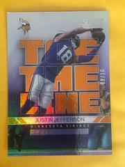 Justin Jefferson [First Down] #TL-JJ Football Cards 2022 Panini Score Toe the Line Prices