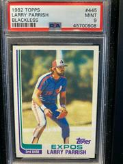 Larry Parrish [Blackless] Baseball Cards 1982 Topps Prices