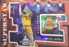 LeBron James [Red Ice] Basketball Cards 2021 Panini Contenders Optic Superstars Prices