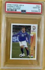 Andrea Pirlo #501 Soccer Cards 2008 Panini UEFA Euro Sticker Prices