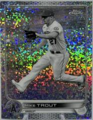 Mike Trout [Purple Mini Diamond] Baseball Cards 2022 Topps Chrome Black Prices
