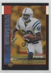Marvin Harrison [Gold Refractor] #74 Football Cards 2002 Bowman Chrome Prices