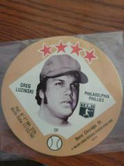 Greg Luzinski #5 Baseball Cards 1978 Big T Discs Prices