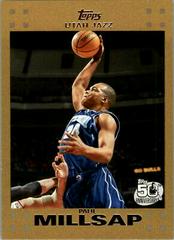 Paul Millsap #43 Basketball Cards 2007 Topps Prices