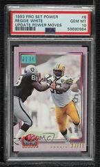Reggie White #PMUD8 Football Cards 1993 Pro Set Power Update Moves Prices