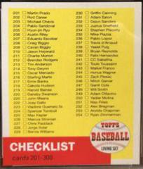 Checklist 201-300 Baseball Cards 2020 Topps Living Prices