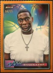 Shawn Kemp [Orange Refractor] Basketball Cards 2021 Topps Finest Prices