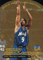 Tariq Abdul-Wahad #24G Basketball Cards 1999 Ultra Gold Medallion Prices