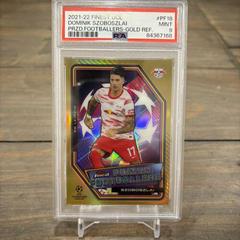 Dominik Szoboszlai [Gold] #PF-18 Soccer Cards 2021 Topps Finest UEFA Champions League Prized Footballers Prices