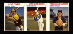 Francisco Barrios, Gene Tenace, Jeff Burroughs [Hand Cut Panel] Baseball Cards 1979 Hostess Prices
